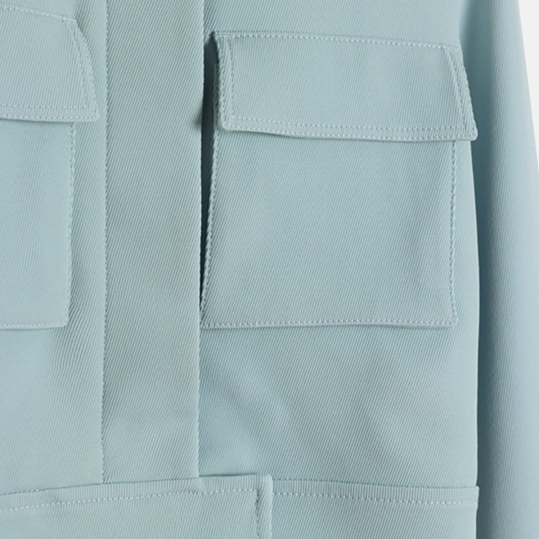 Super Flea Market+Hugo Boss+Blue utility jacket+Toni Garrn4